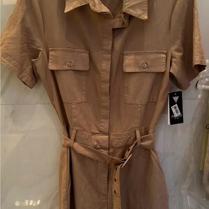 Guess Safari Style Tan Romper SZ XS NWT